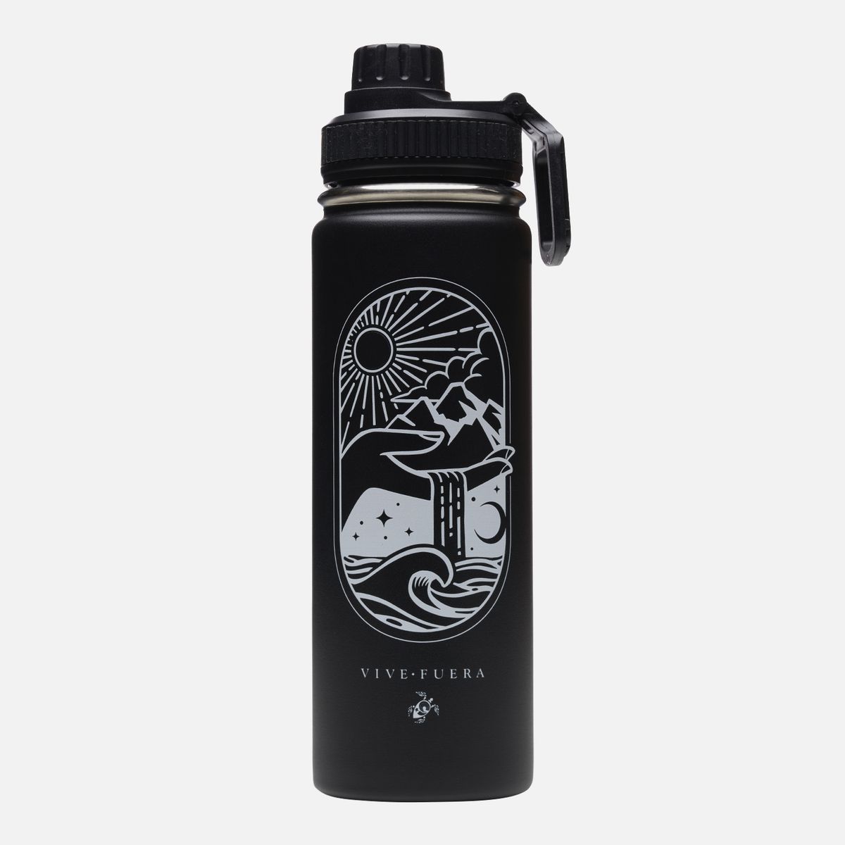 HAKA HONU - Botella Esport Negro 650 ml Haka Honu