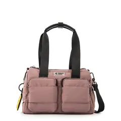 TRINUS - Cartera tote tiana pequeña rosa viejo