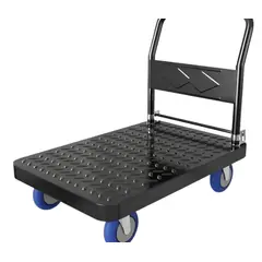 IDEEHOUSE - Carro De Carga Plegable Manual Yegua 750kg 4 Ruedas Multiuso
