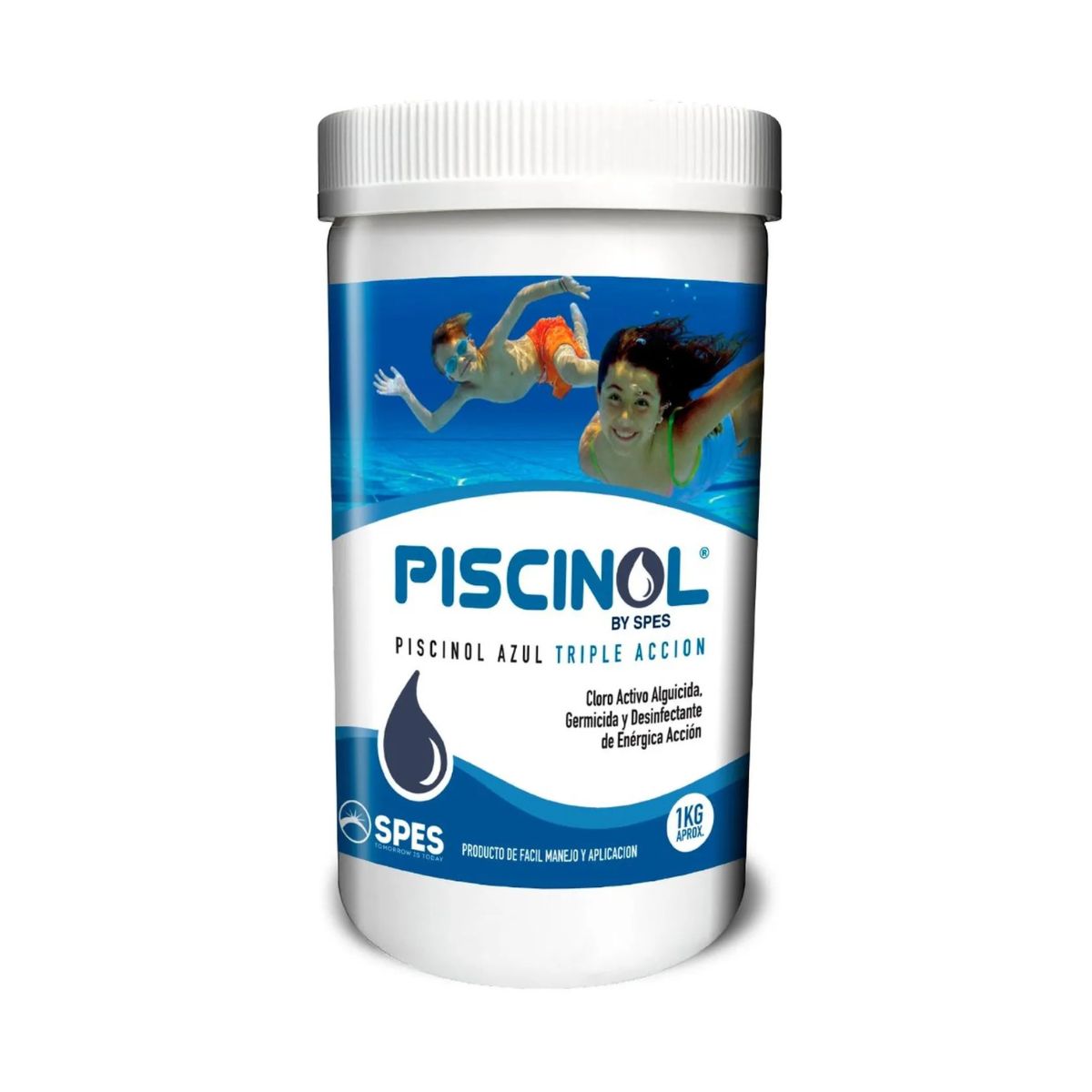 PISCINOL - Cloro Granulado Triple Acción 1kg PISCINOL