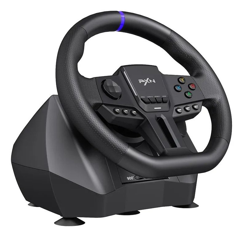 PXN Volante para Simracing V900 Gen 2 Ajustable 270900° PC PlayStation Xbox Incluye Pedalera