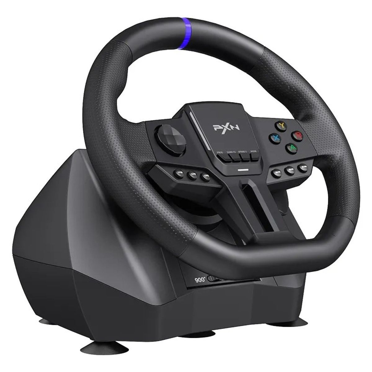 PXN - Volante para Simracing PXN V900 Gen 2 Ajustable 270900° PC PlayStation Xbox Incluye Pedalera