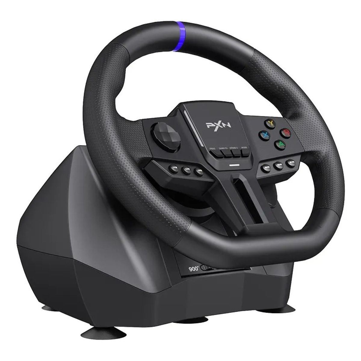 PXN - Volante para Simracing PXN V900 Gen 2 Ajustable 270900° PC PlayStation Xbox Incluye Pedalera