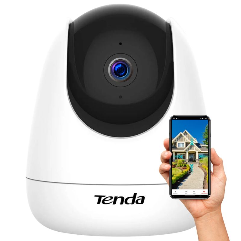 TENDA - Cámara de Seguridad Rotatoria 360° Tenda CP3 FHD Powered AI