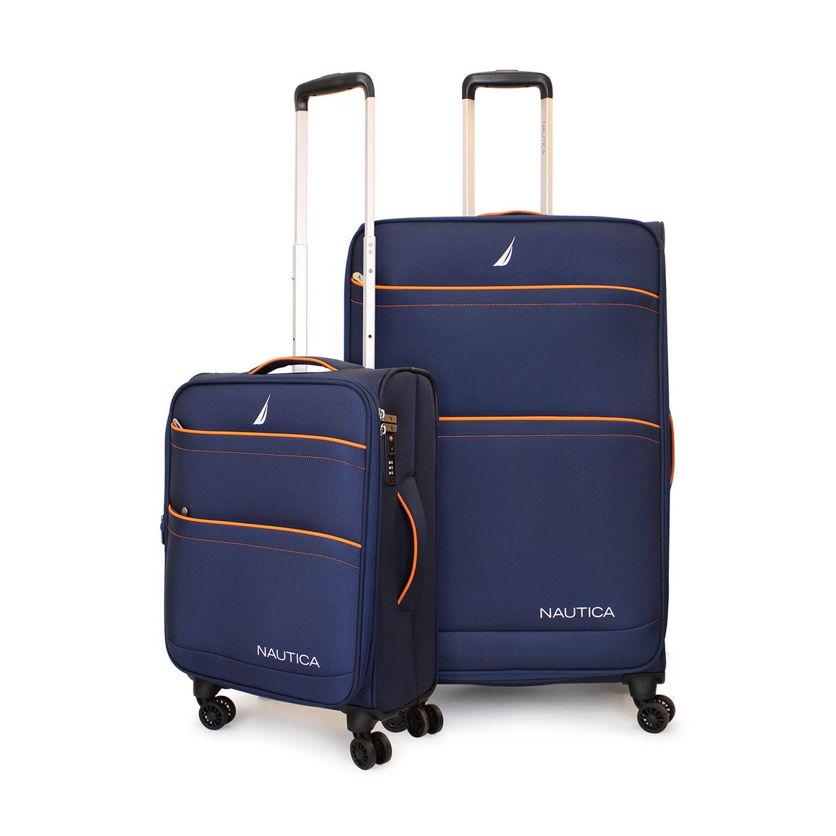 NAUTICA - Pack 2 maletas de tela S+L Nautica Lisboa 10k y 23k azul