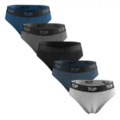 TOP - Slip Algodón Pack 5 C9