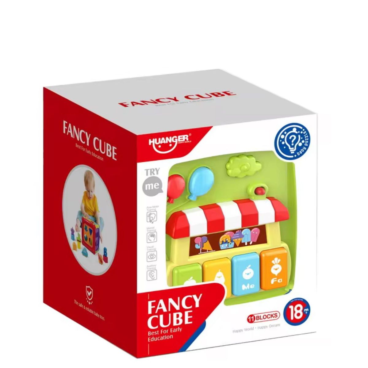 GENERICO - Cubo de Encaje Musical Juego Interativo Didáctico