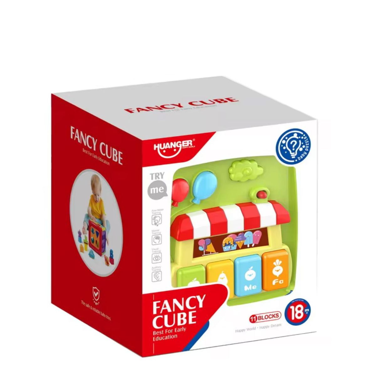 GENERICO - Cubo de Encaje Musical Juego Interativo Didáctico