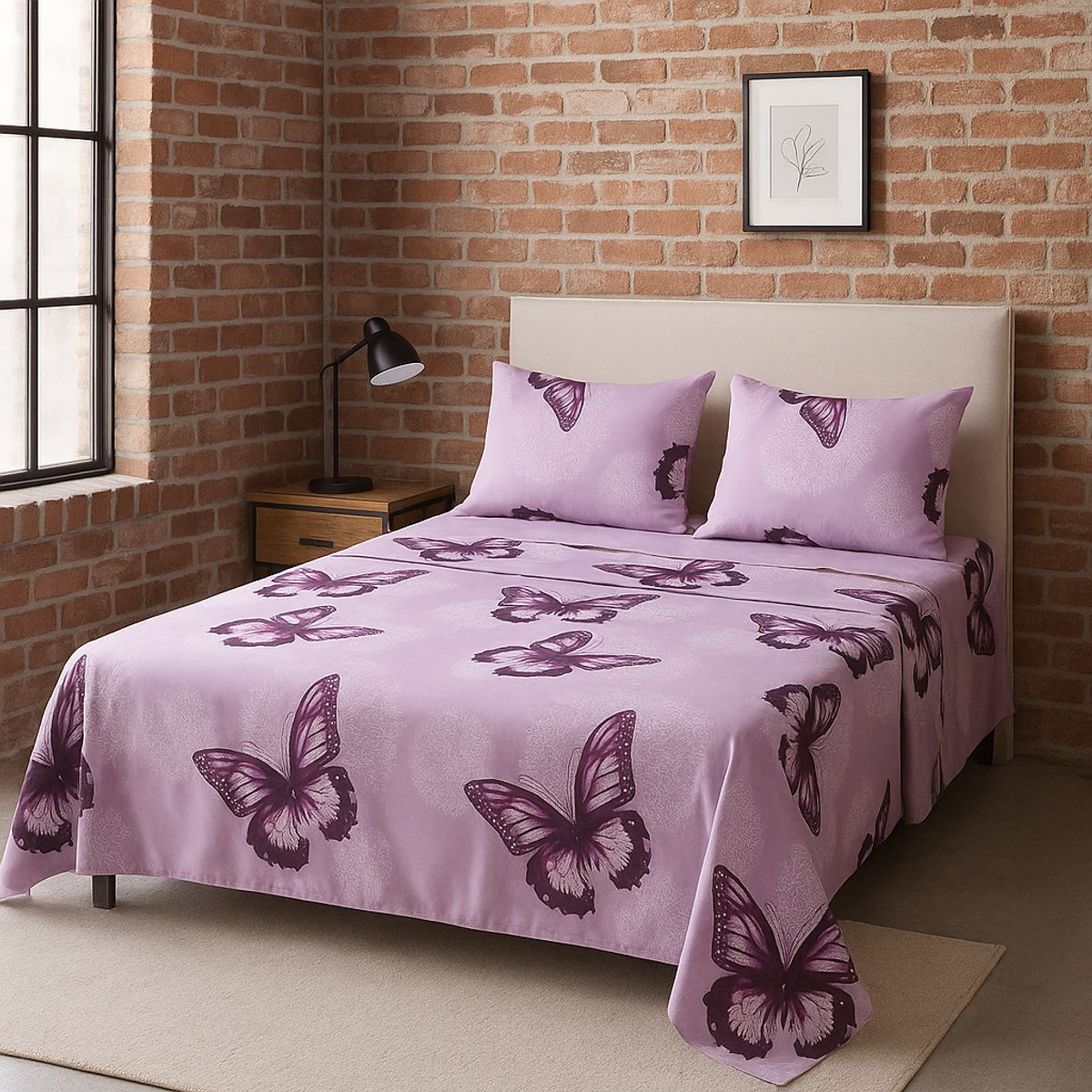 ARMONIA - Juego sábanas clásicas modelo 774 144 hilos KING 2½ P