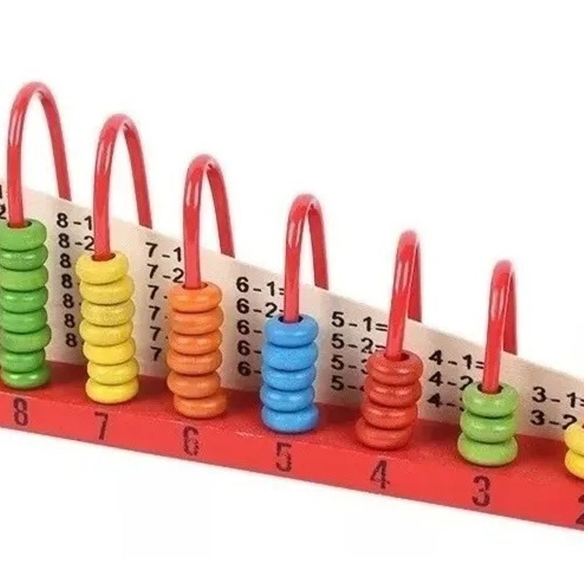 GENERICO - Abaco De Madera Didáctico Cuatro Operaciones