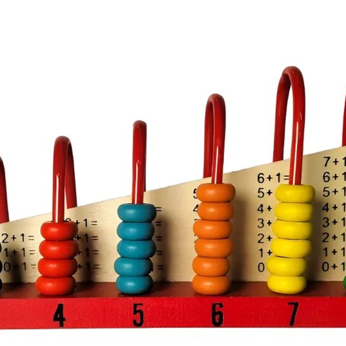 GENERICO - Abaco De Madera Didáctico Cuatro Operaciones