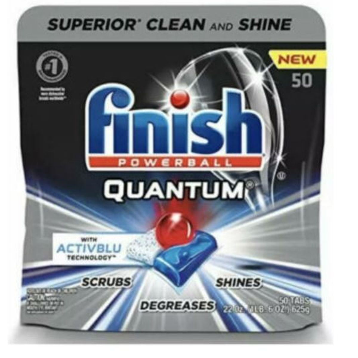 FINISH - Lavavajillas en Cápsulas Quantum Finish 50 un