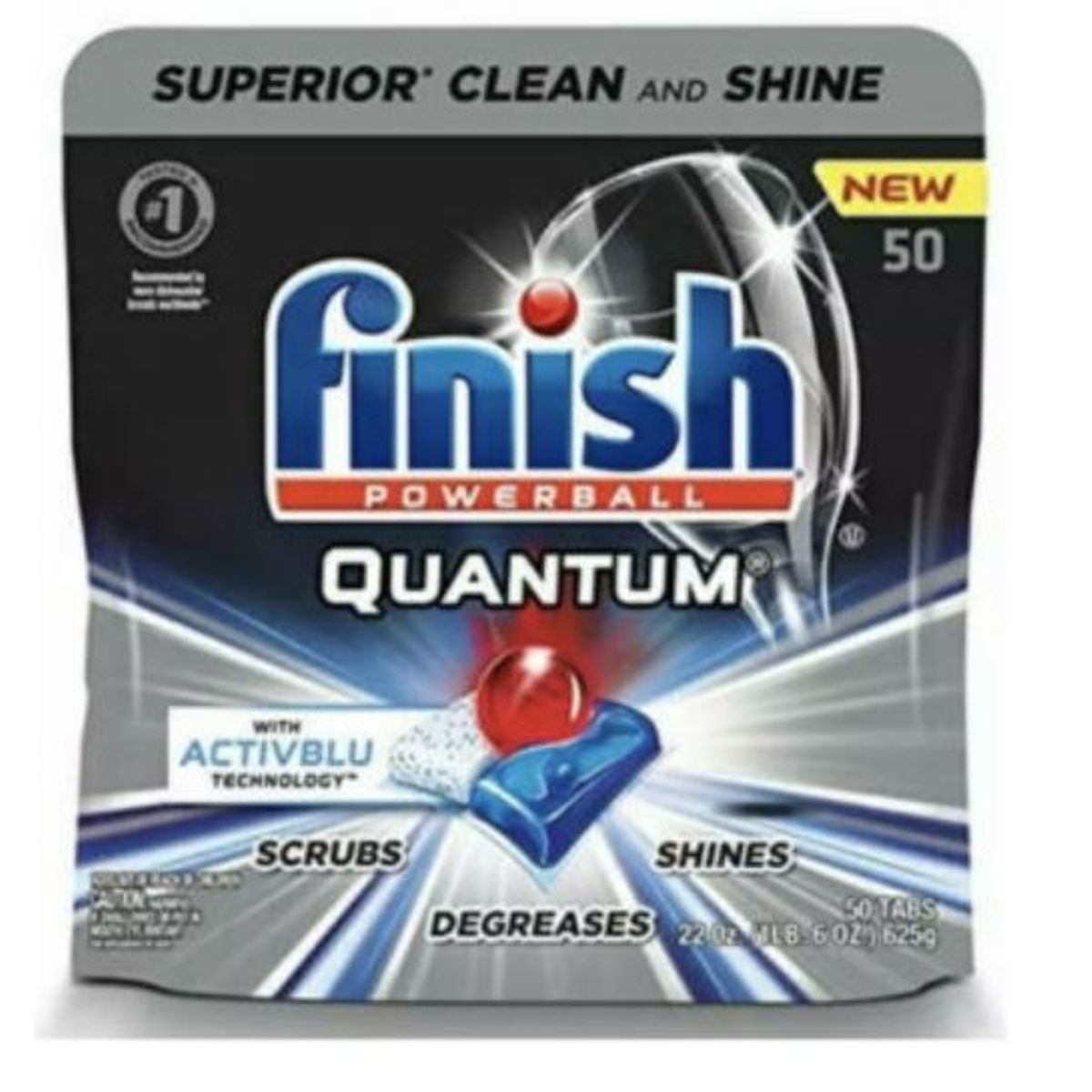 FINISH - Lavavajillas en Cápsulas Quantum Finish 50 un