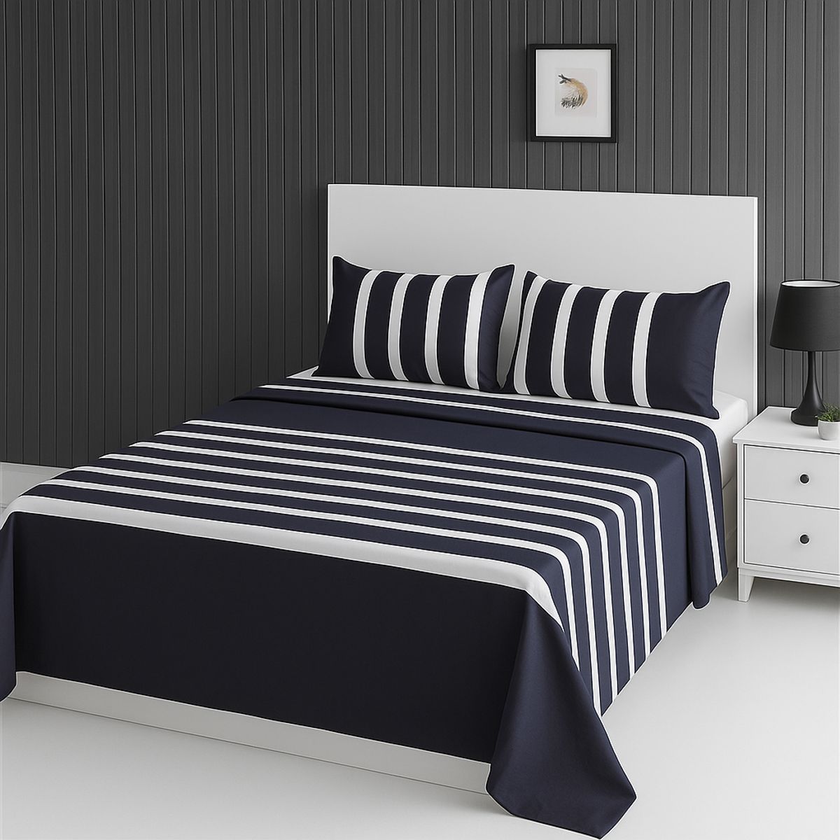 ARMONIA - versión 766 juego de sábanas KING 2½ P clásicas 144 hilos