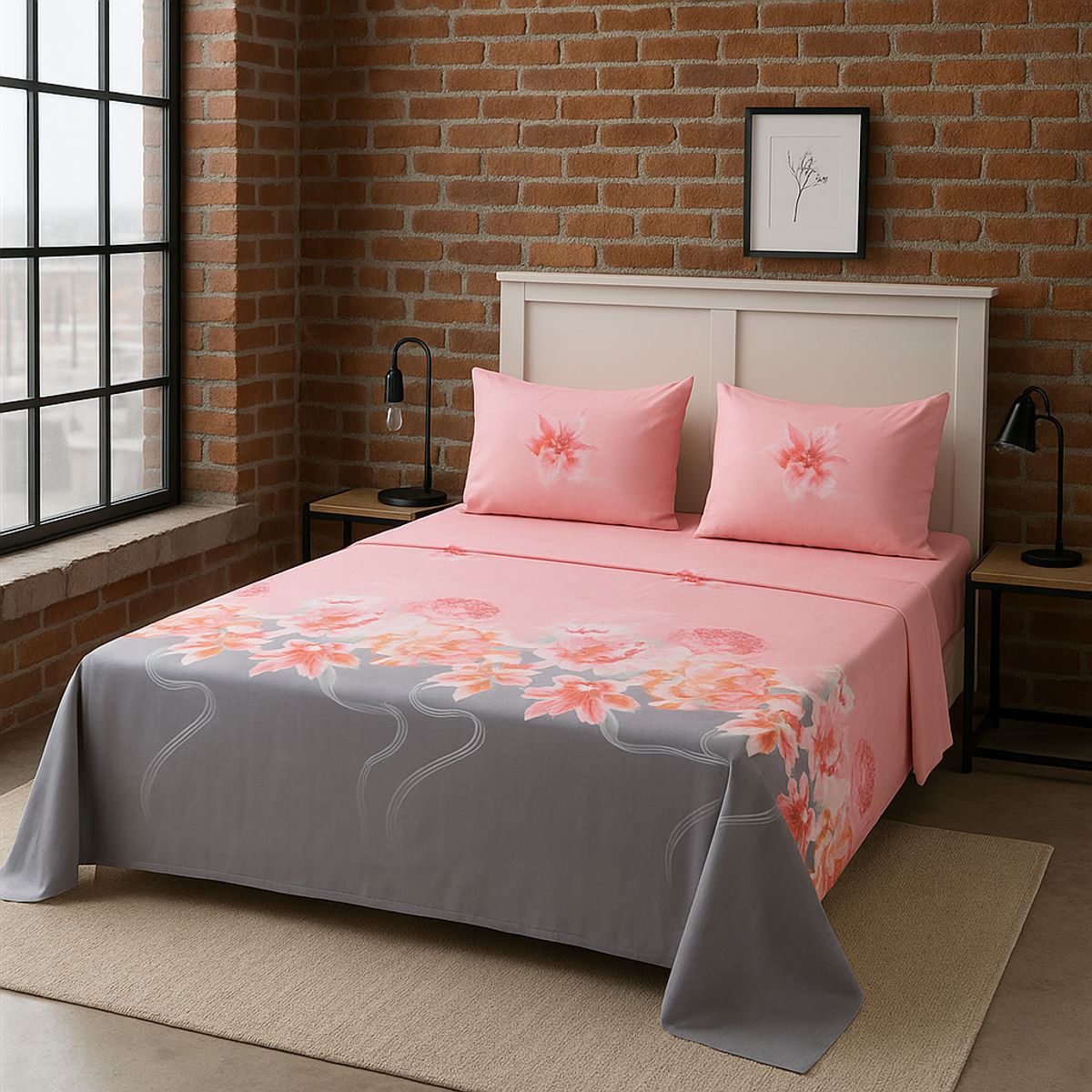 ARMONIA - estilo 762 sábanas 144 hilos KING 2½ P clásicas