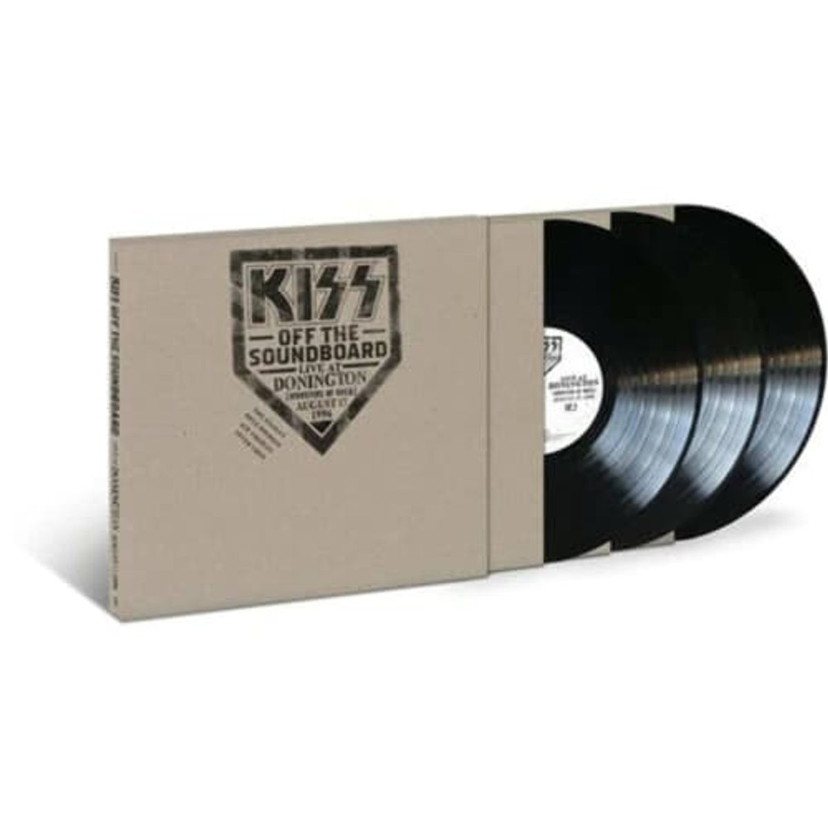GRUPO LASER DISC - VINILO KISS KISS OFF THE SOUNDBOARD LIVE IN DONINGTON 3LP