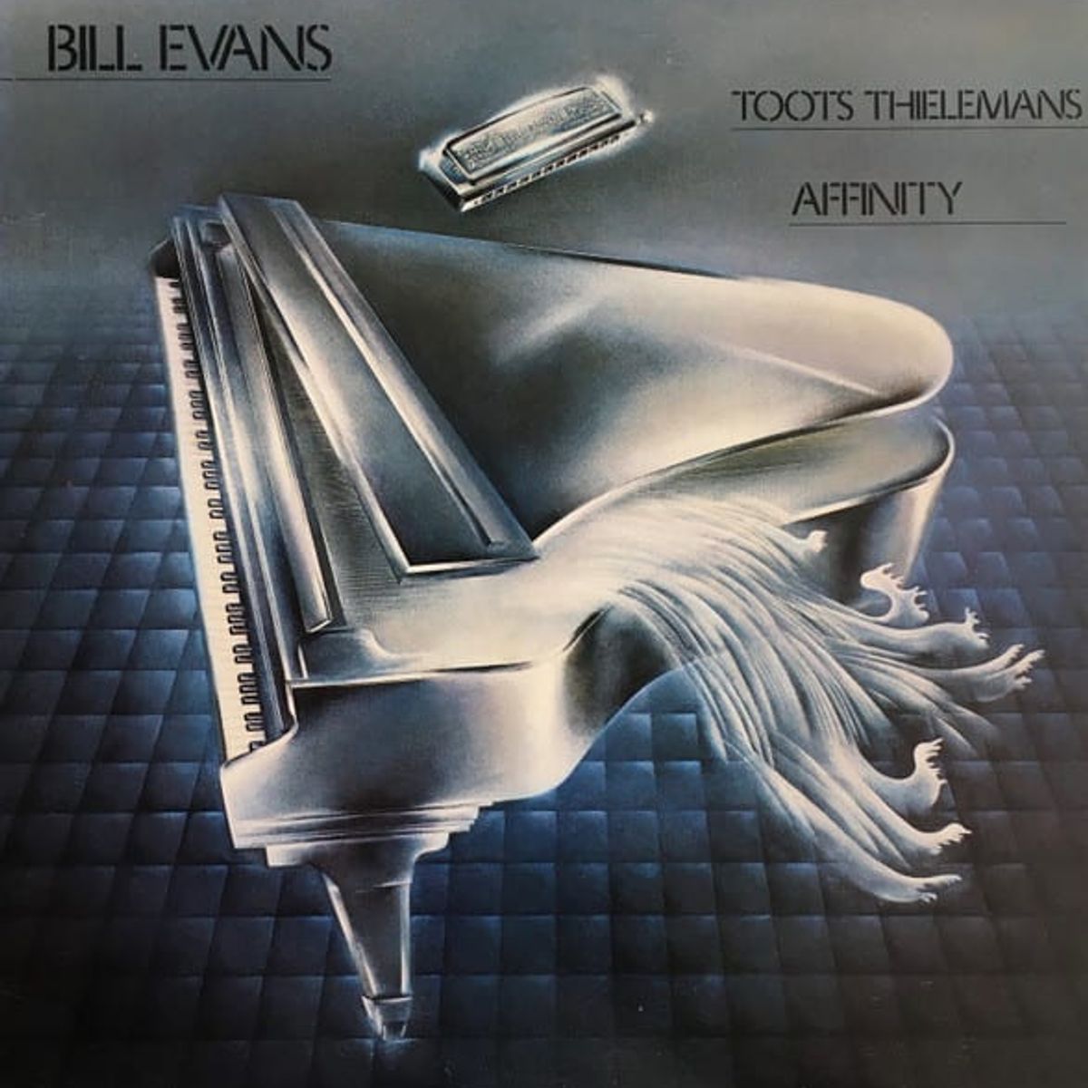 GRUPO LASER DISC - VINILO BILL EVANS - TOOTS THIELEMANS AFFINITY + MAGAZINE 1LP