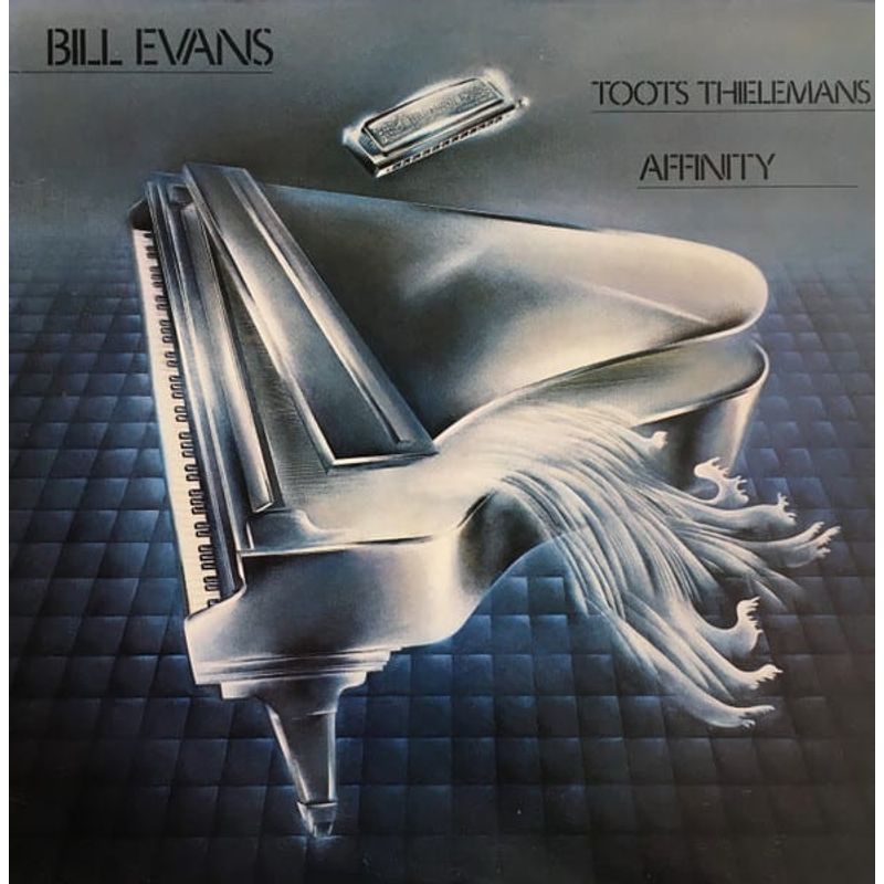 GRUPO LASER DISC - VINILO BILL EVANS - TOOTS THIELEMANS AFFINITY + MAGAZINE 1LP