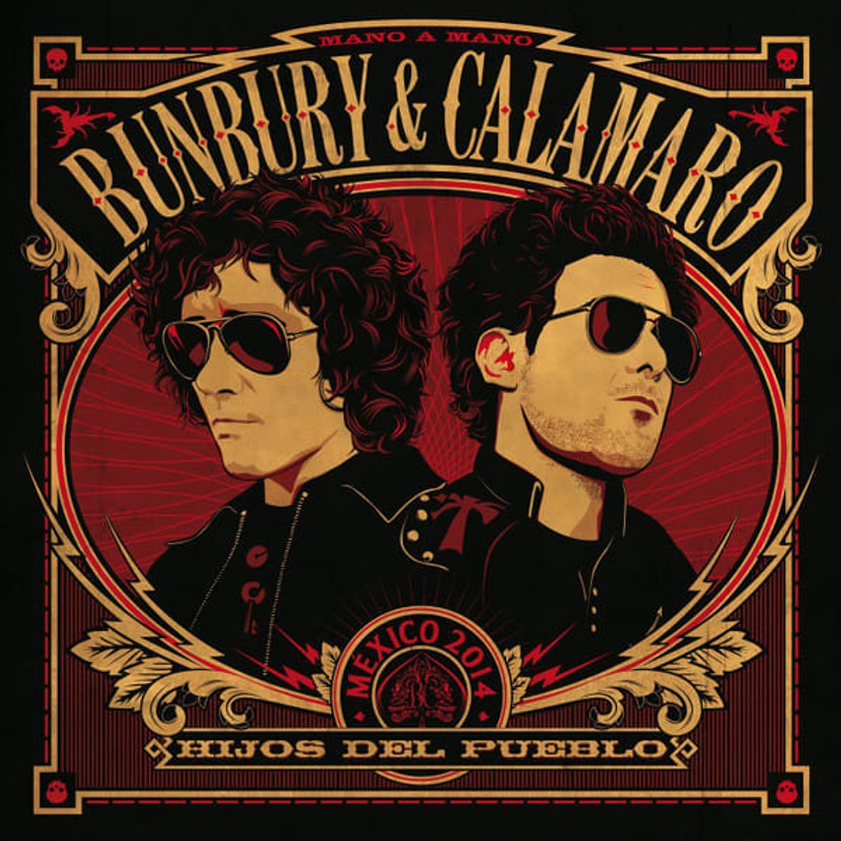 GRUPO LASER DISC - VINILO BUNBURY & CALAMARO HIJOS DEL PUEBLO 1LP