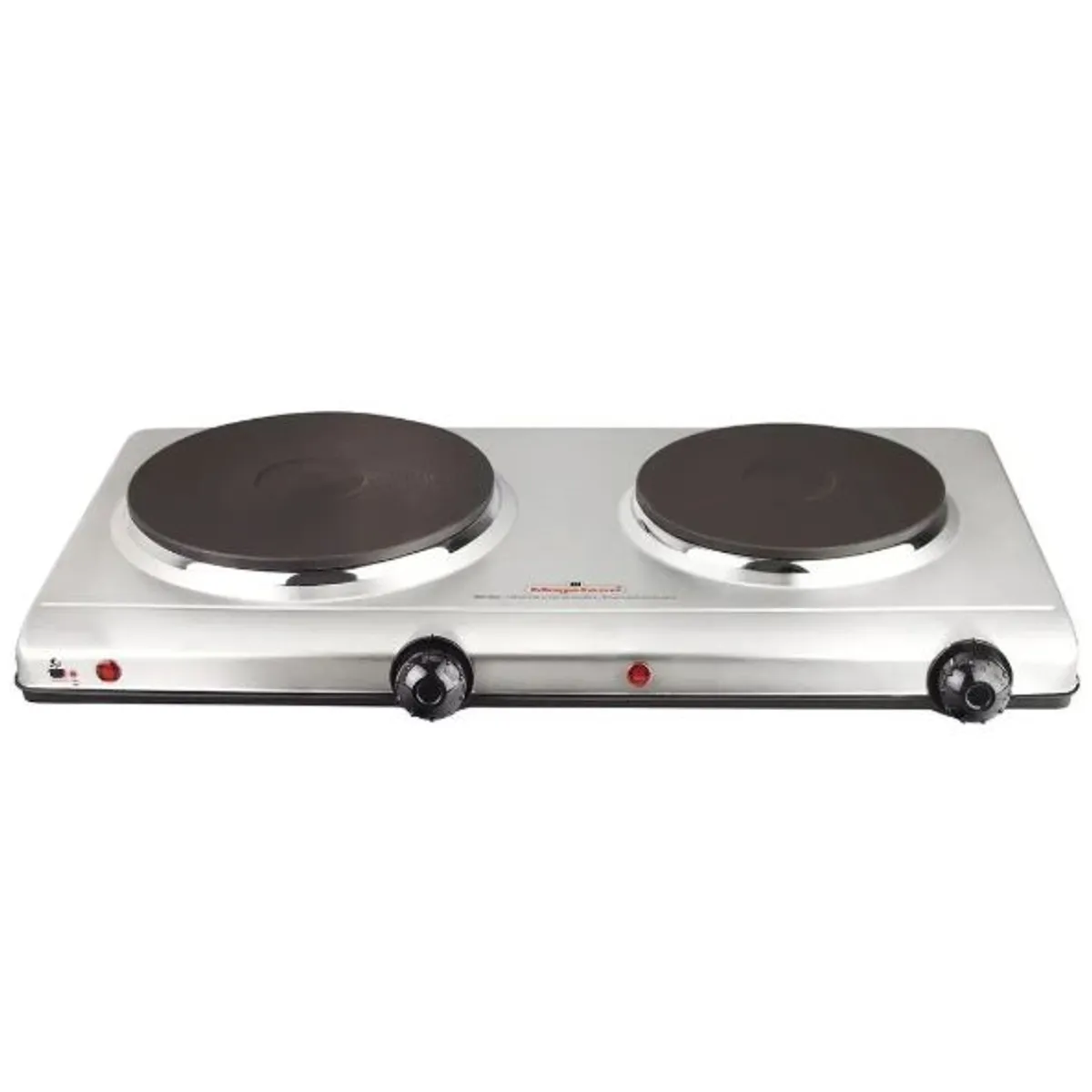 MAGEFESA - Cocina Eléctrica 2.250W Magefesa 2 Platos Inox MGF8022