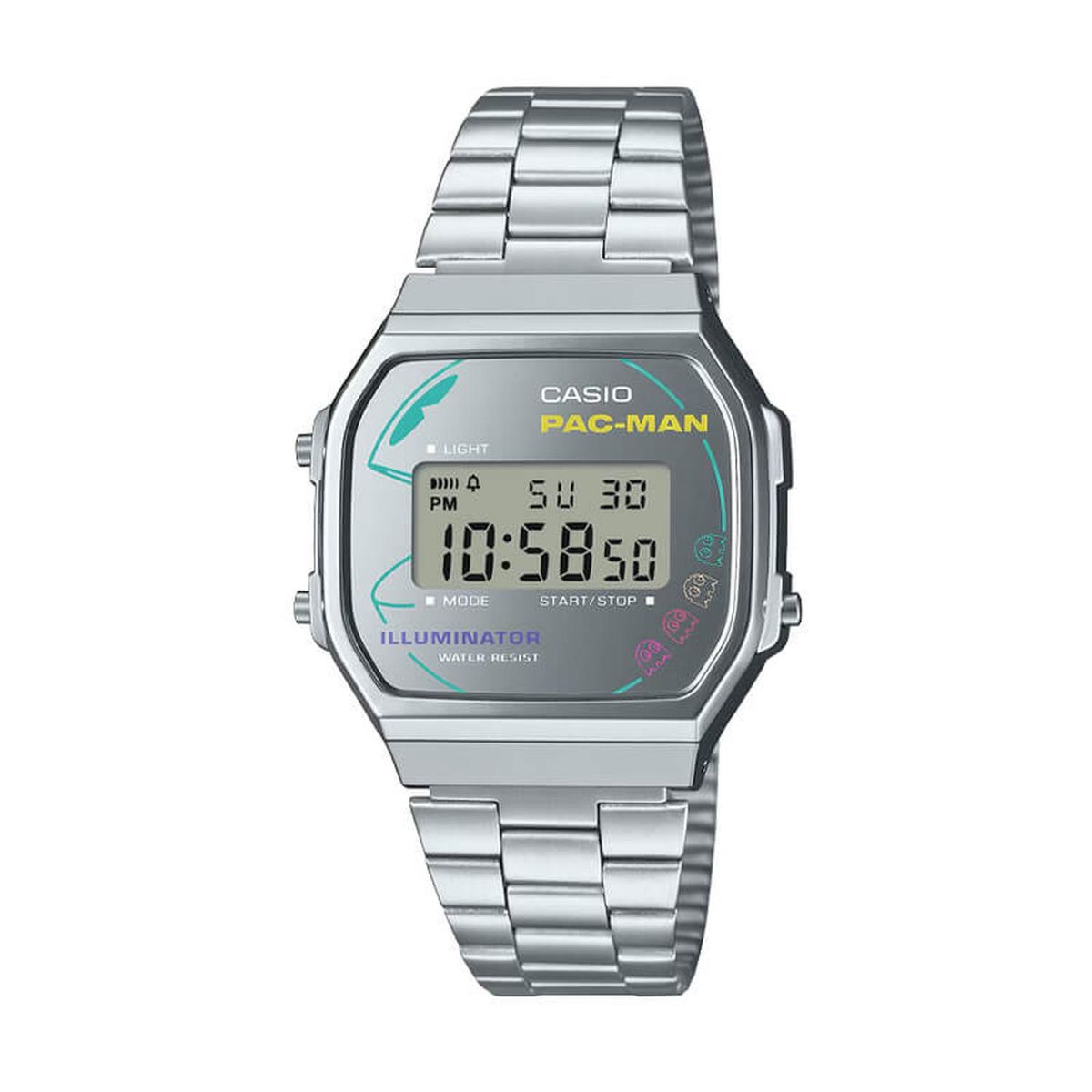 CASIO - Reloj Digital Casio Unisex A168WEPC-7A Pac-Man