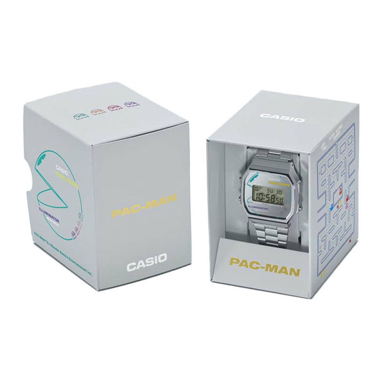 CASIO - Reloj Digital Casio Unisex A168WEPC-7A Pac-Man
