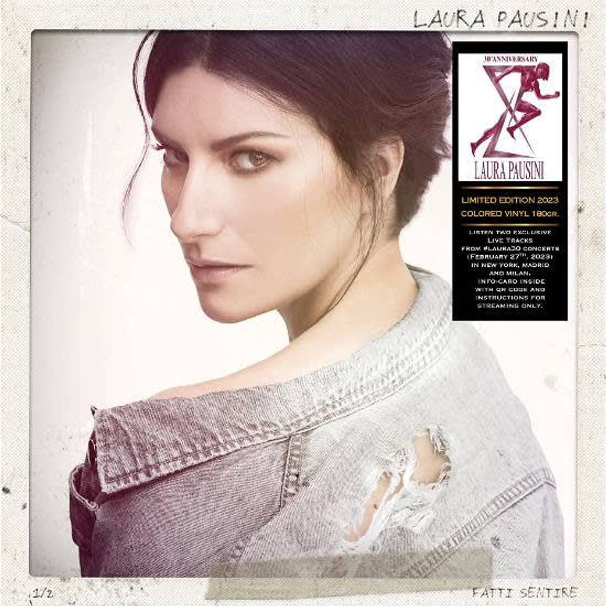 GRUPO LASER DISC - VINILO LAURA PAUSINI FATTI SENTIRE EDICION LIMITADA 2023 COLORED VINIL 2LP