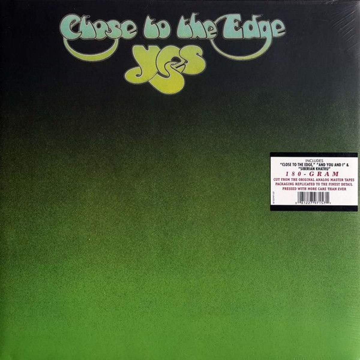 GRUPO LASER DISC - VINILO YES CLOSE TO THE EDGE 1LP