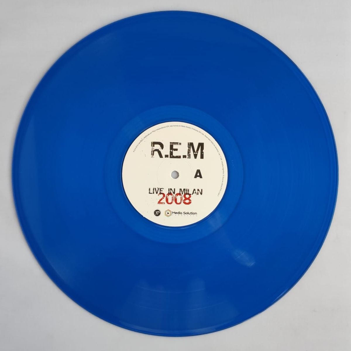GRUPO LASER DISC - VINILO REM LIVE IN MILAN 2008 TRANS BLUE VINYL 1LP