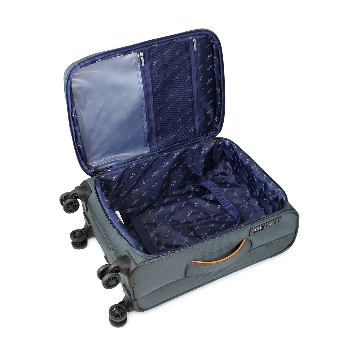 NAUTICA - Maleta blanda de tela S de cabina Nautica Lisboa 10kg gris