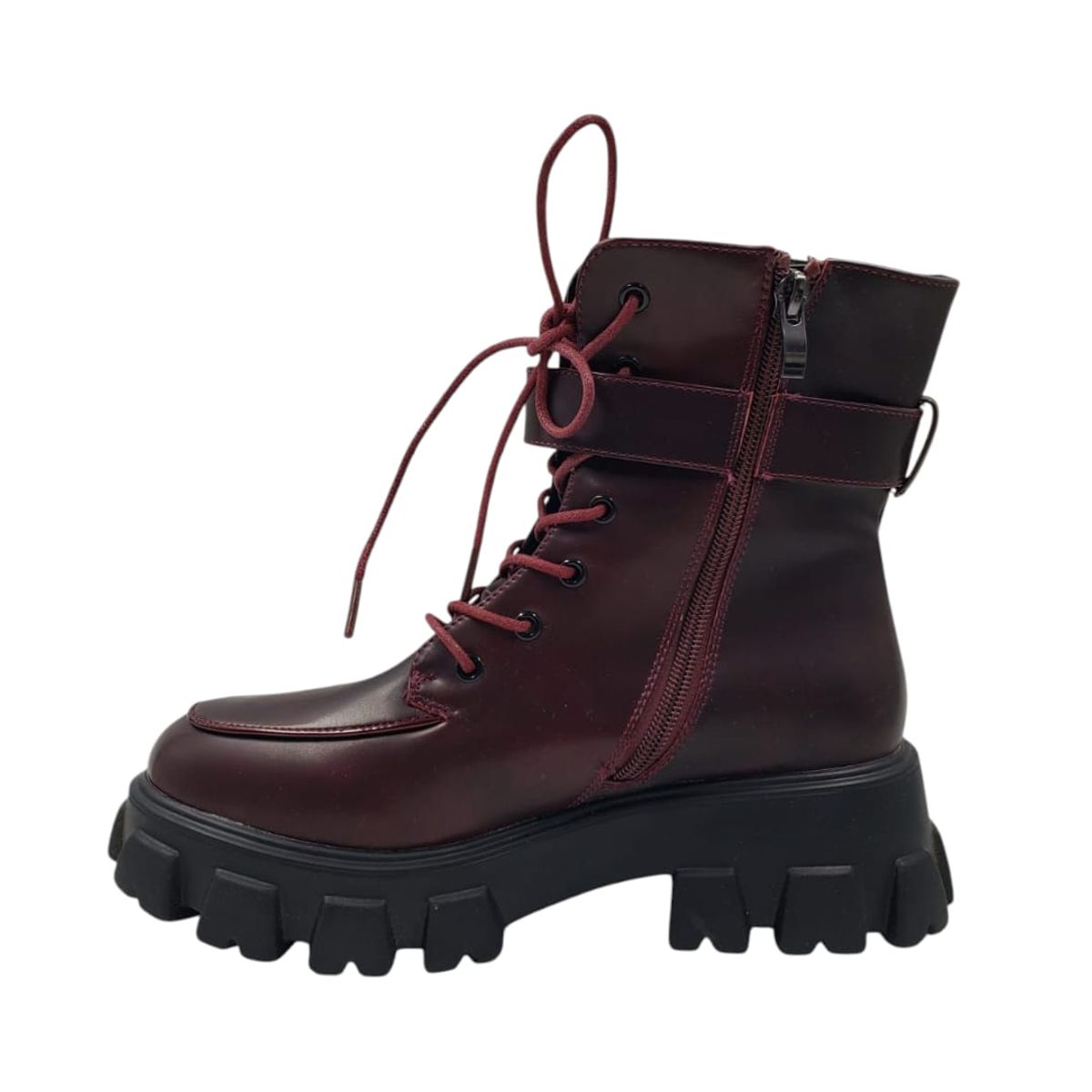 HERIEL - Botín Burdeos Plataforma Mujer