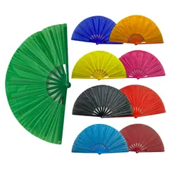 EKOL TACTICA MILITAR - Abanicos Grandes Multicolores Bailes Primavera Verano Elegantes Surtidos