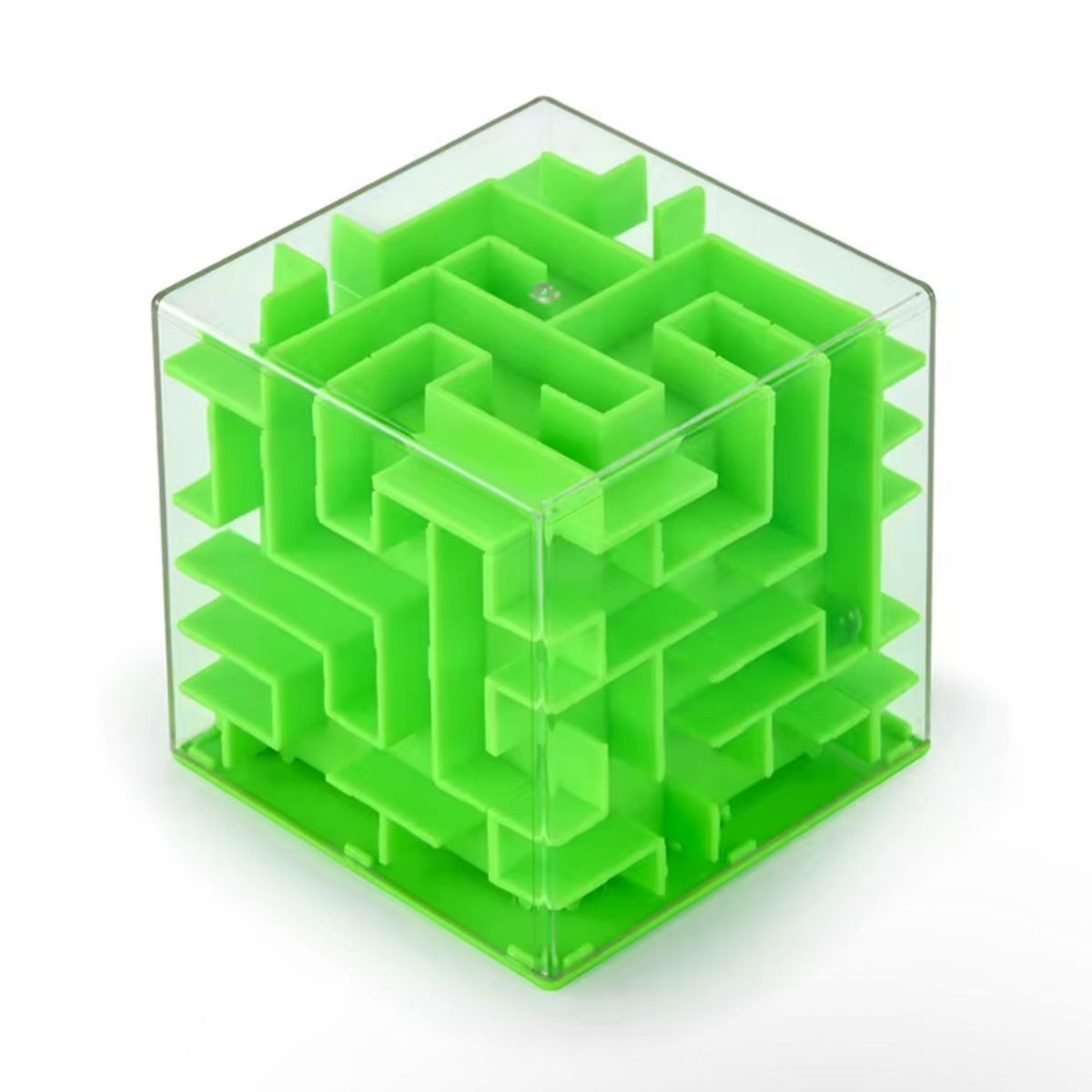 GENERICO - Cubo Laberinto 3D Sensorial Camino Bolita Juguete Ingenio