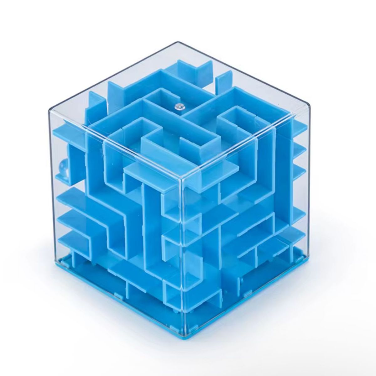 GENERICO - Cubo Laberinto 3D Sensorial Camino Bolita Juguete Ingenio