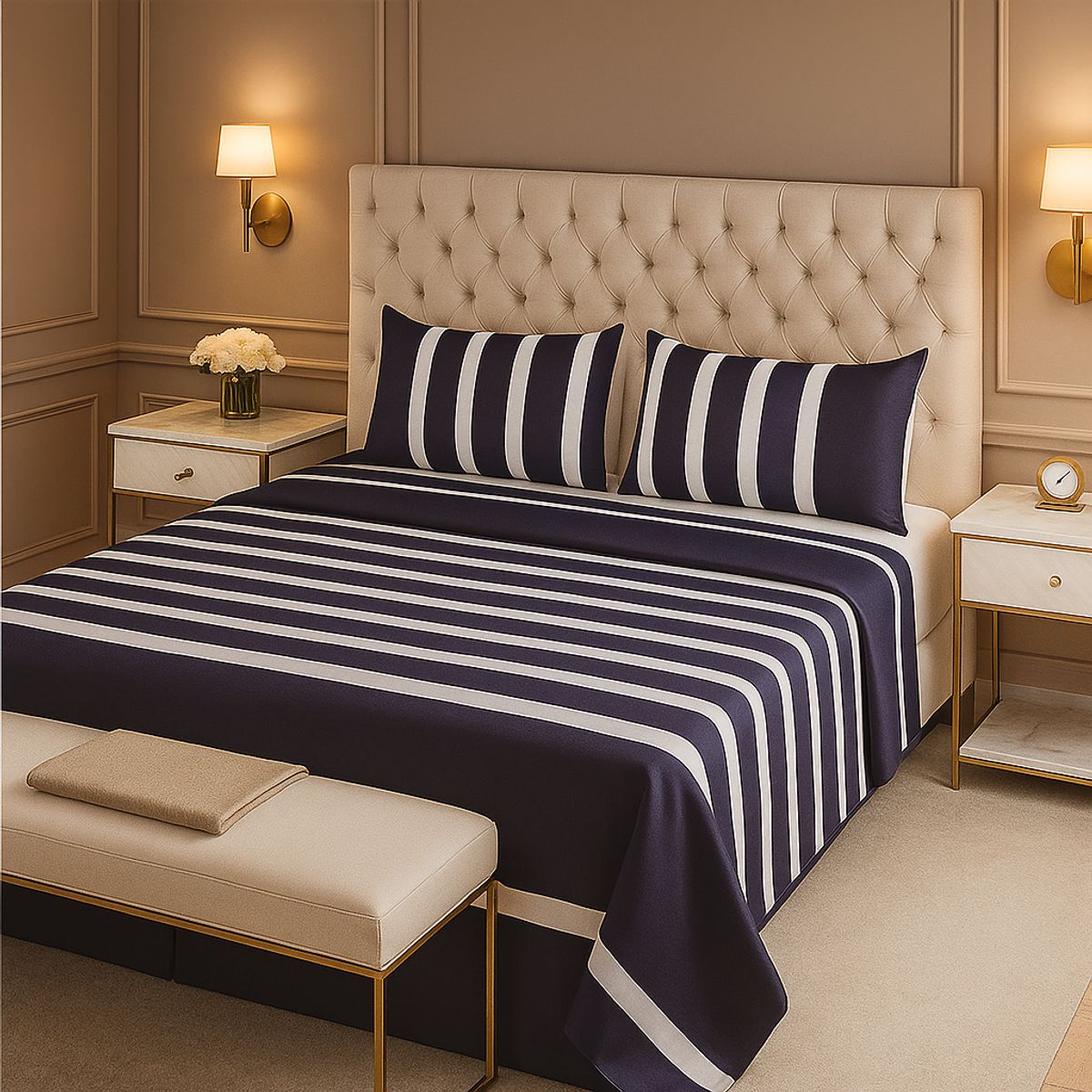 ARMONIA - Sábanas clásicas edición 762 KING 2½ P 144 hilos