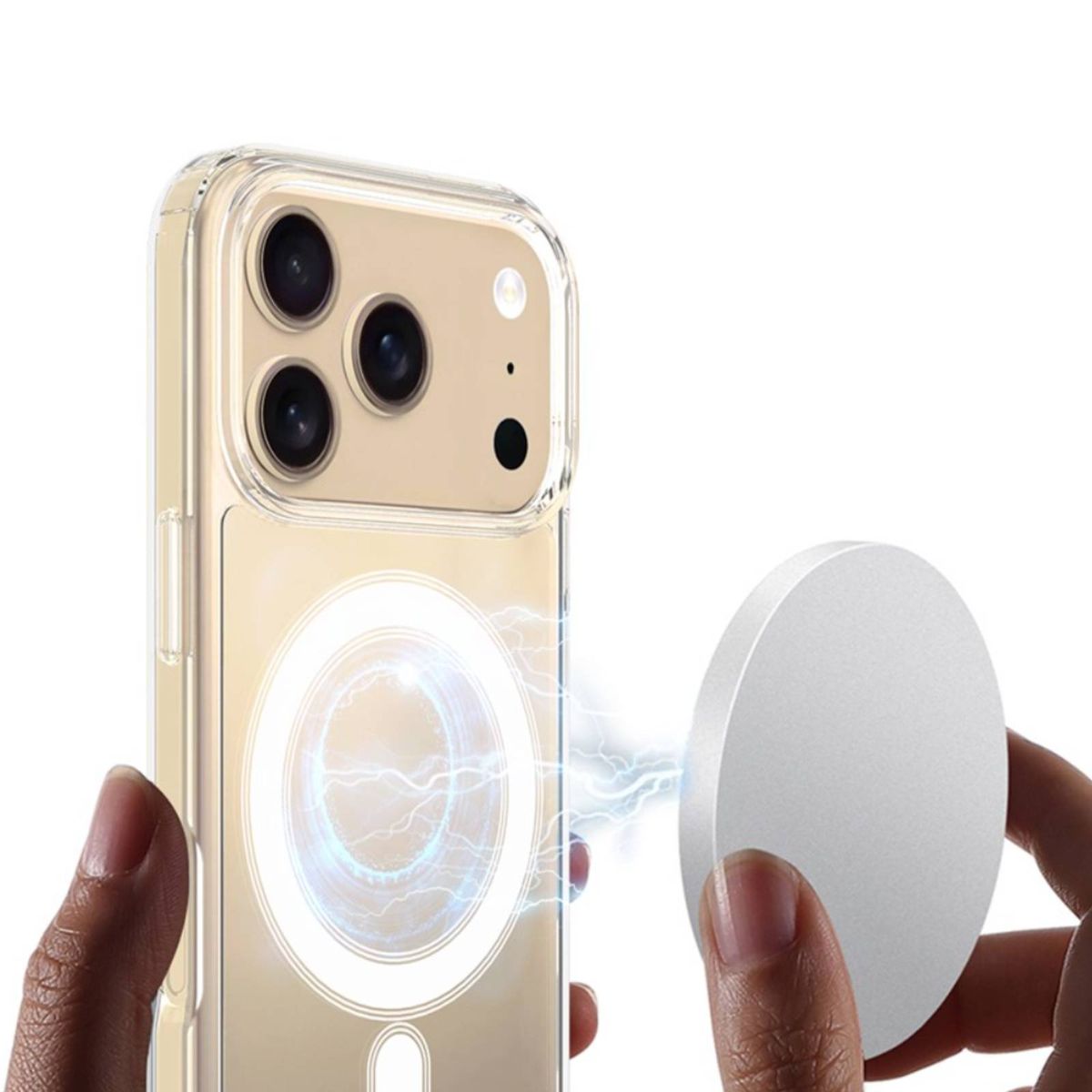 GENERICO - Carcas Funda Transparente Magsafe Para iPhone 17 Pro Max
