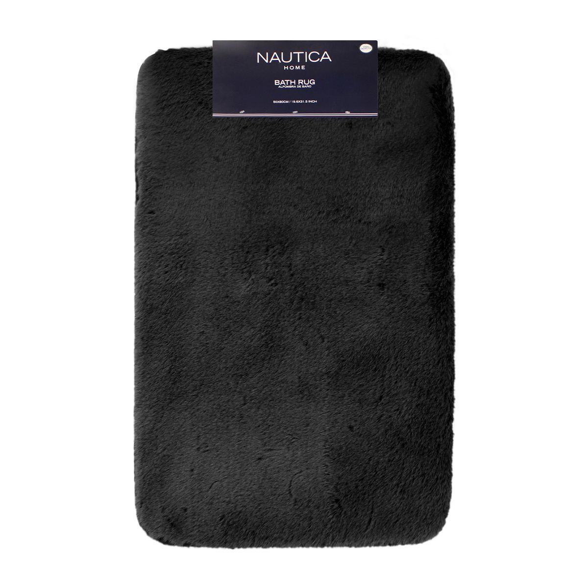 NAUTICA - Alfombra de baño Nautica Home ultra suave 50x80cm gris oscuro