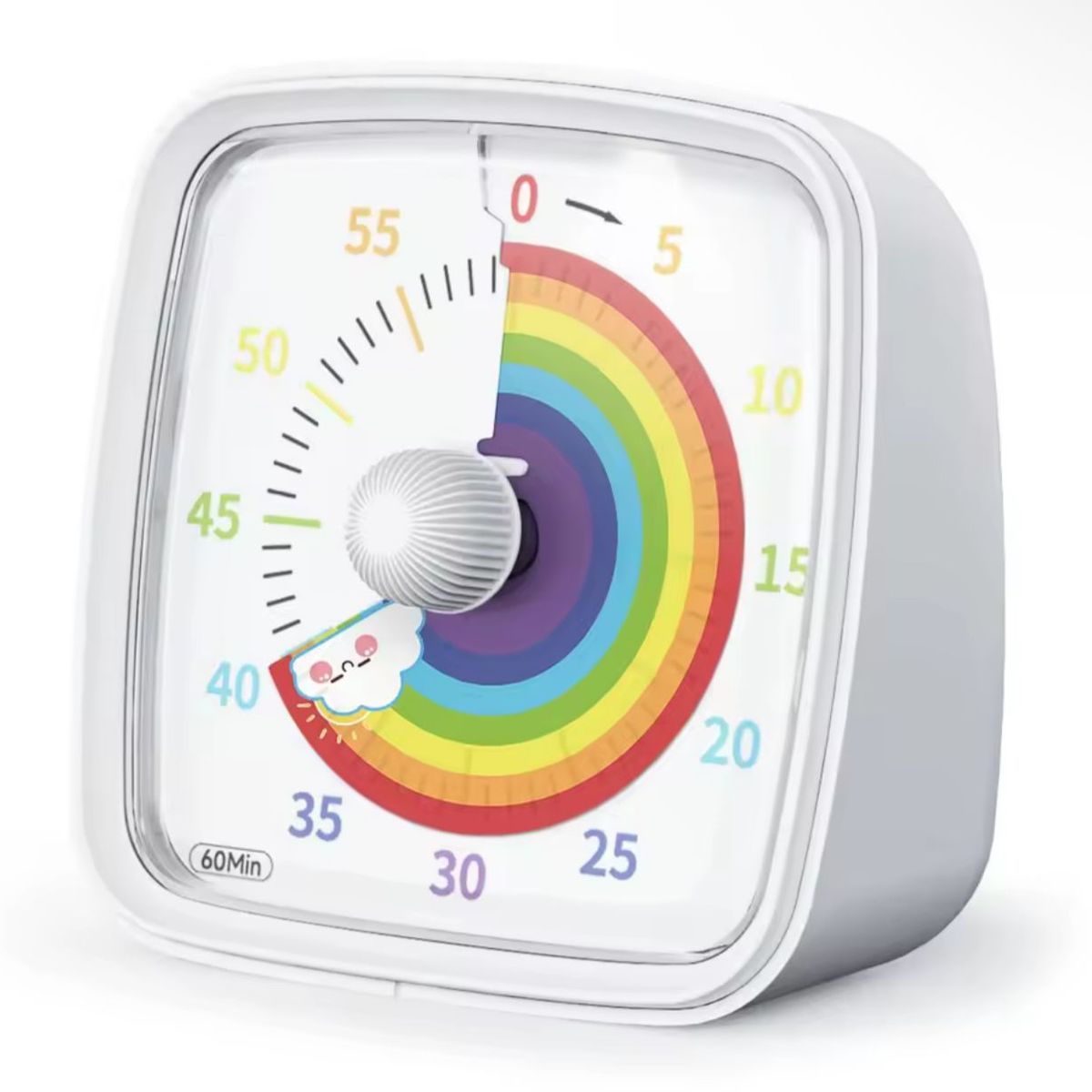 GENERICO - Temporizador Visual 60 Minutos Reloj Educativo TEA TDAH Niños