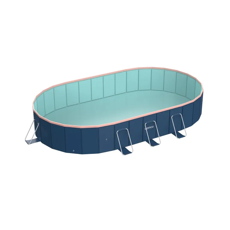 Piscina Familiar XXL Plegable PVC Dura 300x220cm Sin Inflar