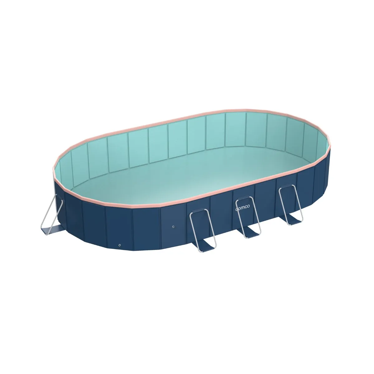 BABYLUNA - Piscina Familiar XXL Plegable PVC Dura 300x220cm Sin Inflar