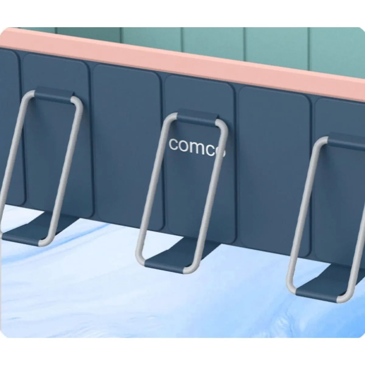 BABYLUNA - Piscina Familiar XXL Plegable PVC Dura 300x220cm Sin Inflar