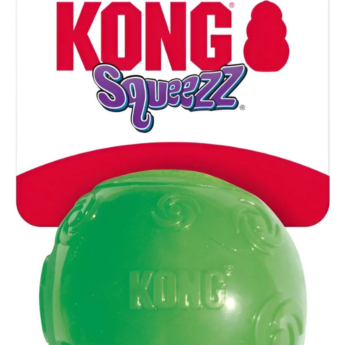 KONG - Juguete Pelota Para Perro Kong Squeezz Ball Talla L - Verde