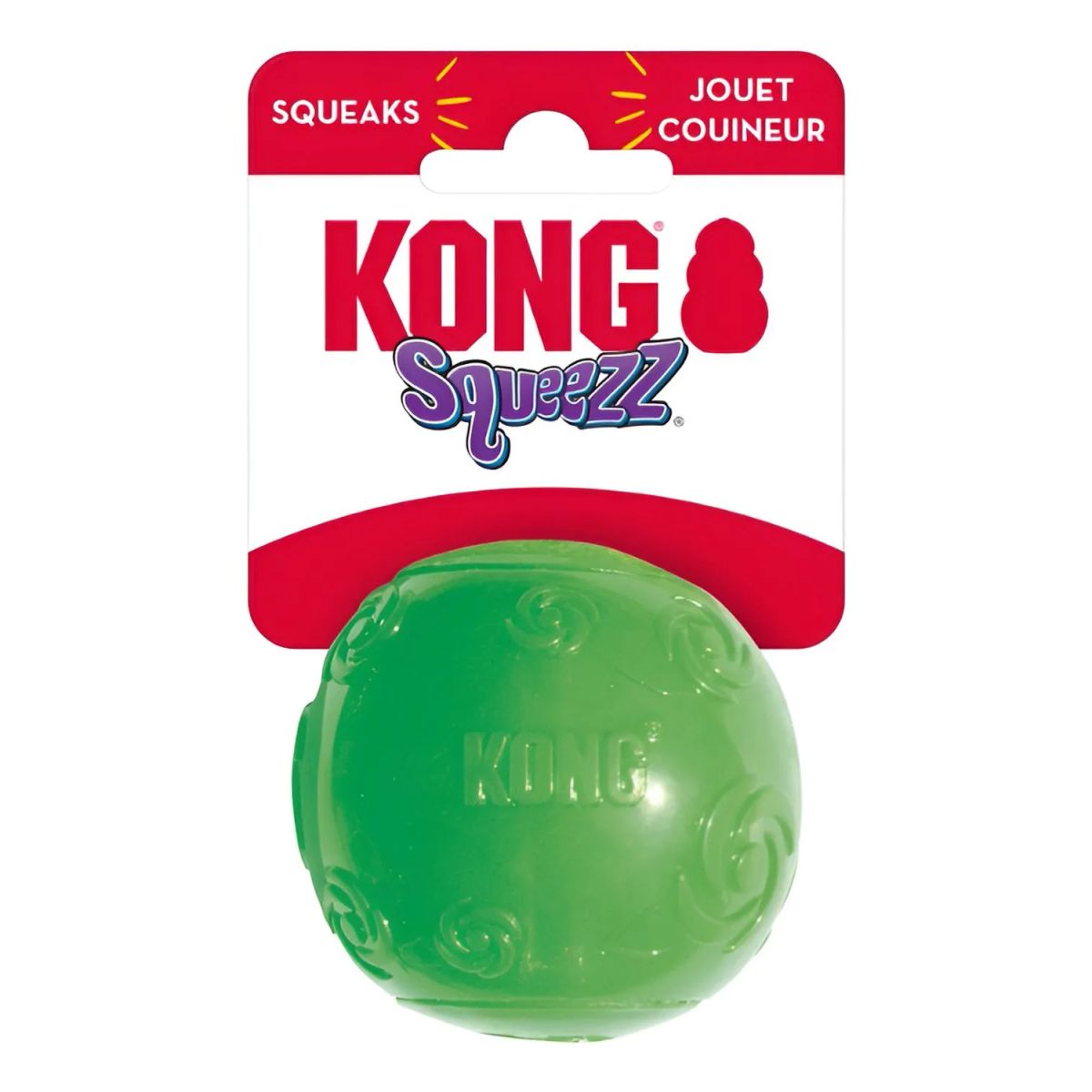 KONG - Juguete Pelota Para Perro Kong Squeezz Ball Talla L - Verde