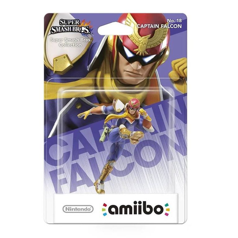 NINTENDO Figura Amiibo Captain Falcon - Smash Bros - Sniper
