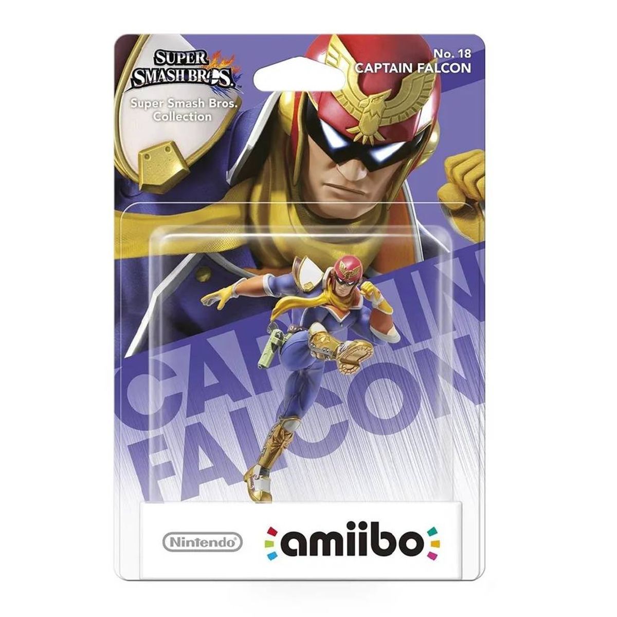 NINTENDO - Figura Nintendo Amiibo Captain Falcon - Smash Bros - Sniper