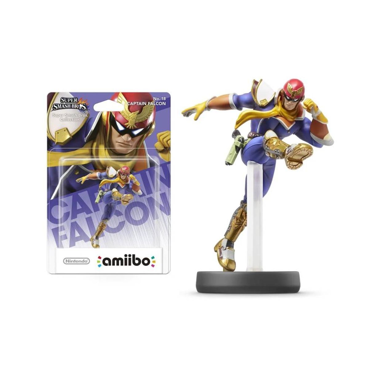 NINTENDO - Figura Nintendo Amiibo Captain Falcon - Smash Bros - Sniper