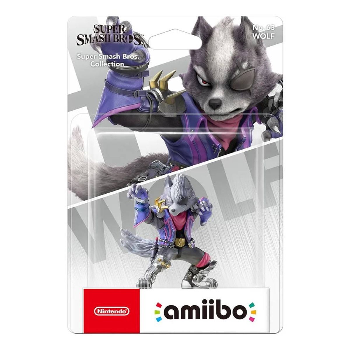 NINTENDO - Figura Nintendo Amiibo Wolf - Super Smash Bros- Sniper