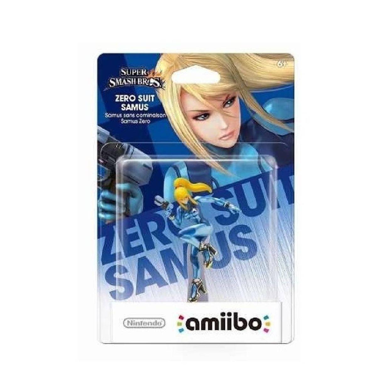 NINTENDO - Figura Nintendo Amiibo Samus Zero - Smash Bros - Sniper