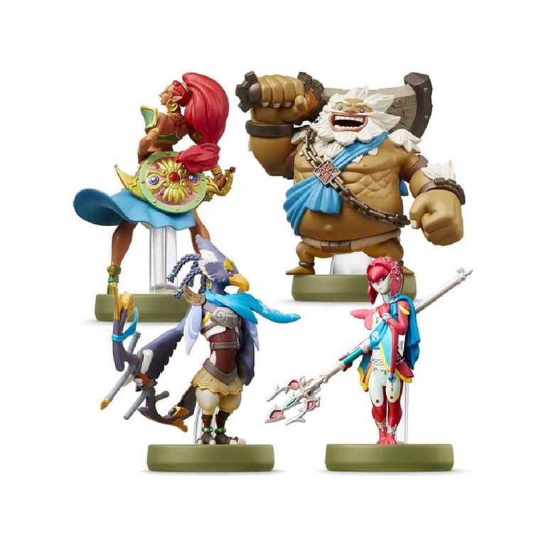 NINTENDO Figura Amiibo Daruk Mipha Revali Urbossa - Zelda - Sniper