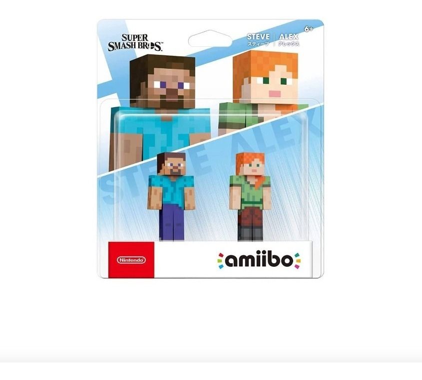 NINTENDO Figura Amiibo Steve Alex- Super Smash Bros - Sniper